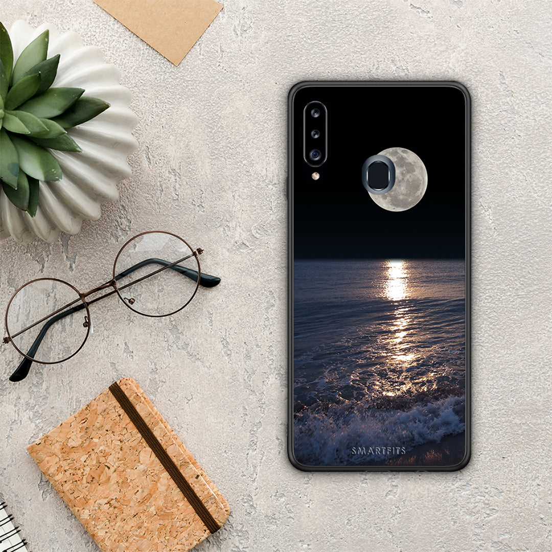 Landscape Moon - Samsung Galaxy A20s case