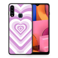 Thumbnail for Lilac Hearts - Samsung Galaxy A20s case