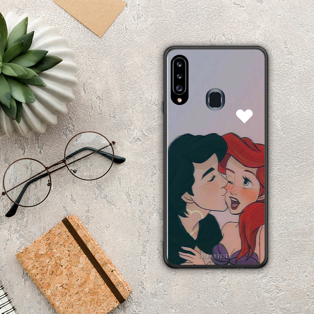 Mermaid Couple - Samsung Galaxy A20s case