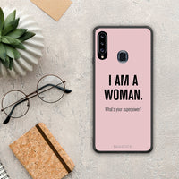 Thumbnail for Superpower Woman - Samsung Galaxy A20s case