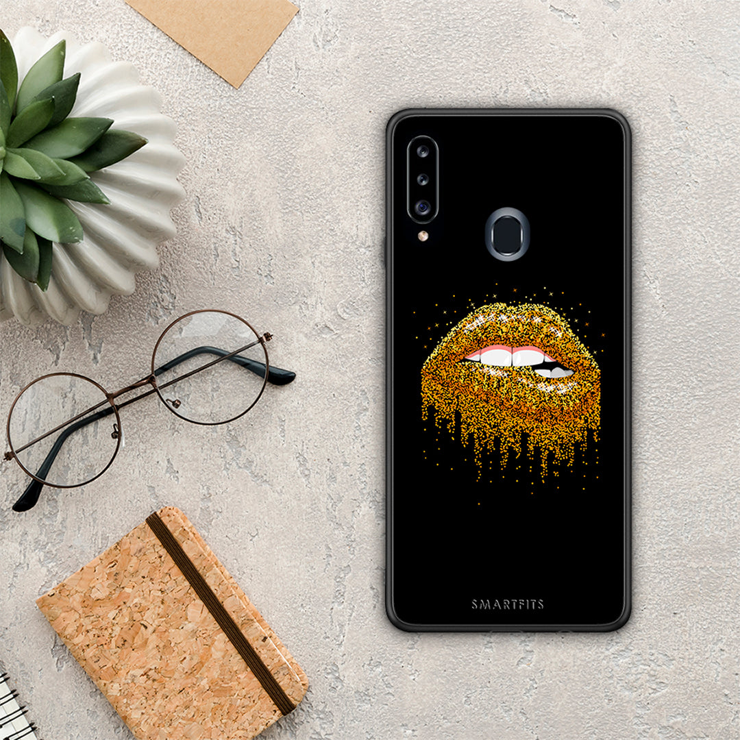 Valentine Golden - Samsung Galaxy A20s case