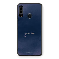 Thumbnail for Θήκη Samsung Galaxy A20s You Can από τη Smartfits με σχέδιο στο πίσω μέρος και μαύρο περίβλημα | Samsung Galaxy A20s You Can case with colorful back and black bezels