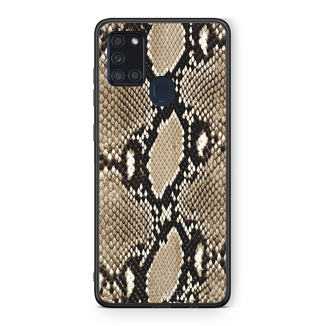 23 - Samsung A21s  Fashion Snake Animal case, cover, bumper