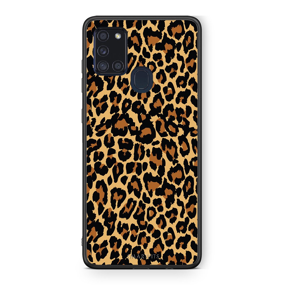 21 - Samsung A21s  Leopard Animal case, cover, bumper