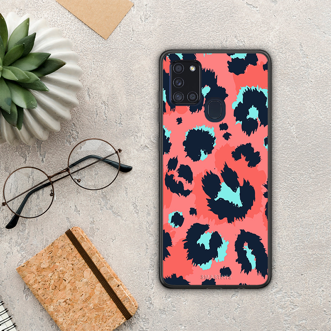 Animal Pink Leopard - Samsung Galaxy A21S case