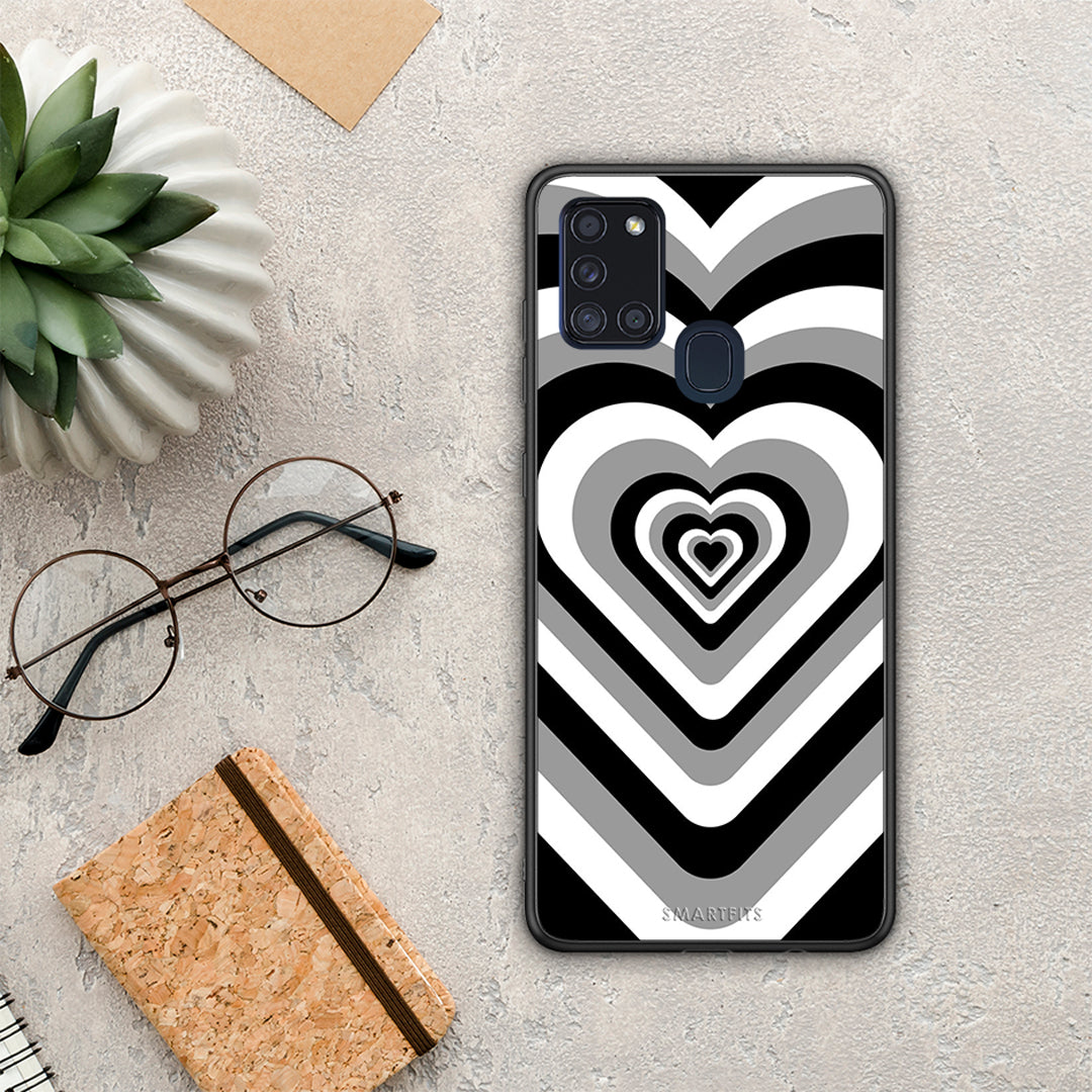 Black Hearts - Samsung Galaxy A21s case