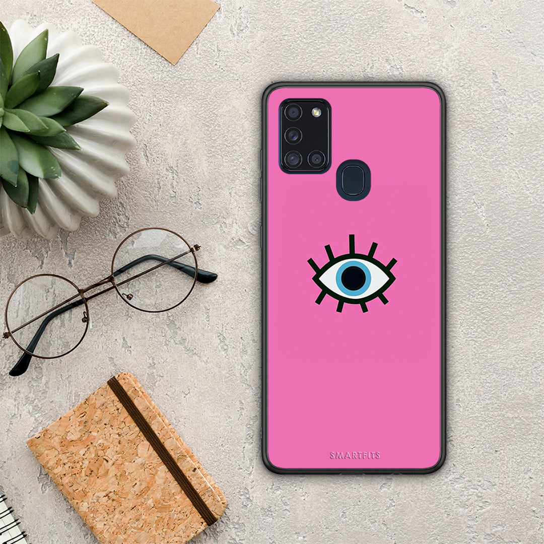 Blue Eye Pink - Samsung Galaxy A21s case