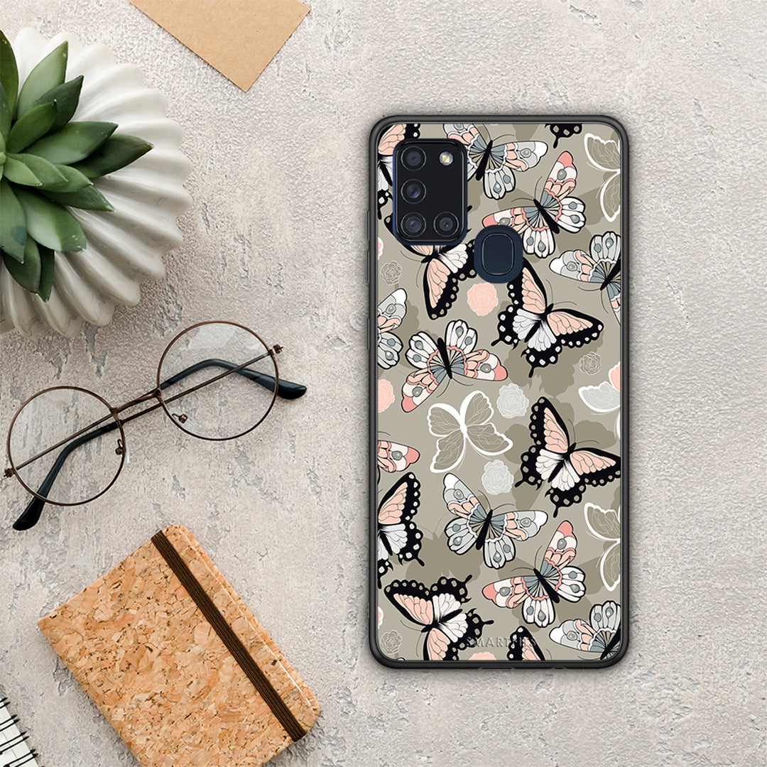 Boho Butterflies - Samsung Galaxy A21s case