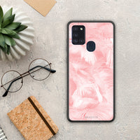 Thumbnail for Boho Pink Feather - Samsung Galaxy A21s case 