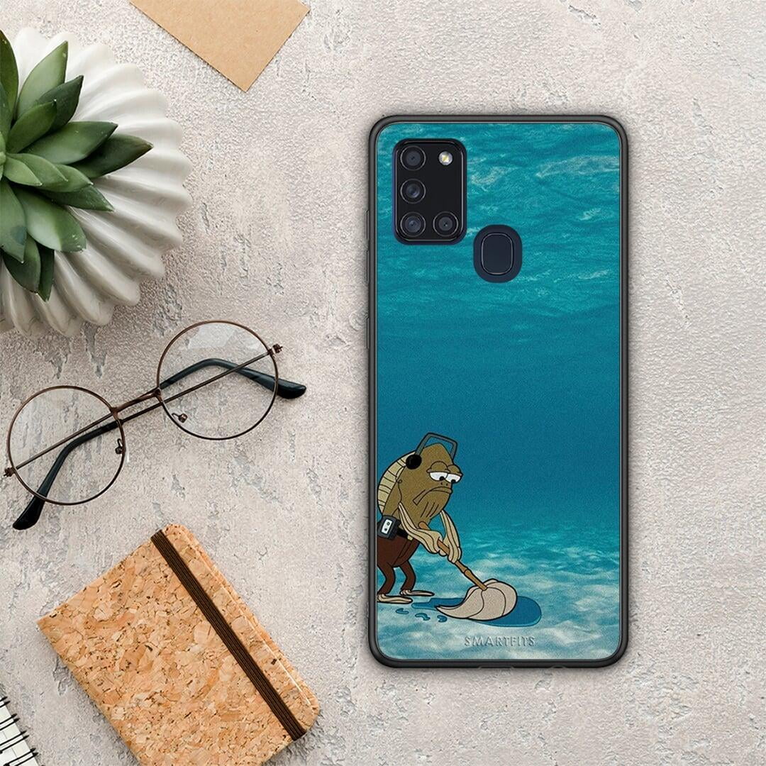 Clean the Ocean - Samsung Galaxy A21S case