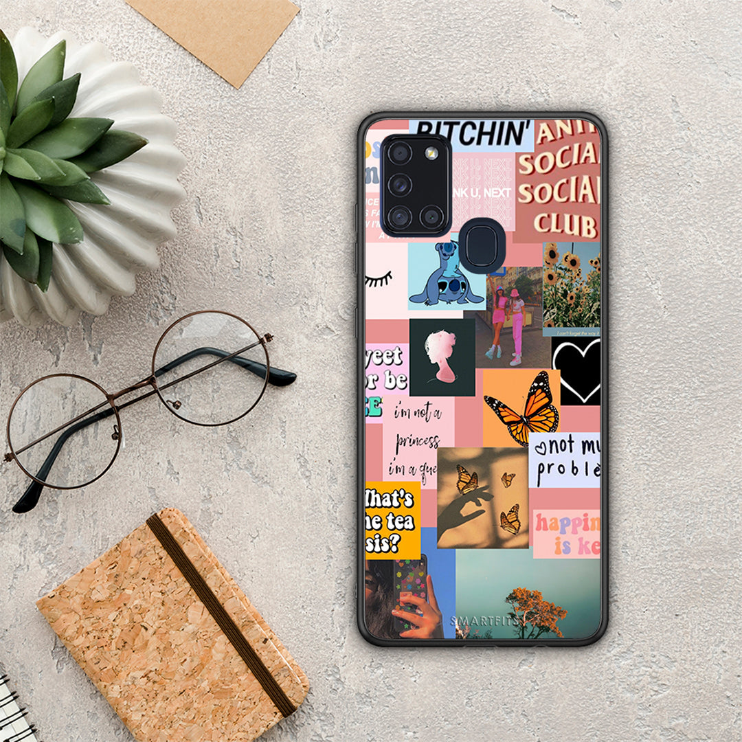 Collage Bitchin - Samsung Galaxy A21S case