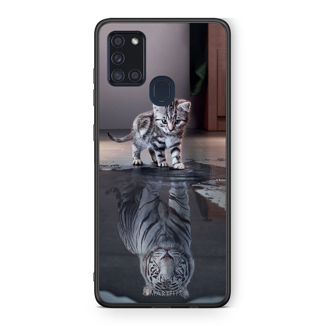 4 - Samsung A21s Tiger Cute case, cover, bumper