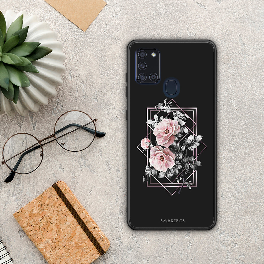 Flower Frame - Samsung Galaxy A21S case