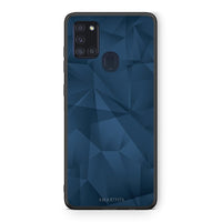 Thumbnail for 39 - Samsung A21s  Blue Abstract Geometric case, cover, bumper