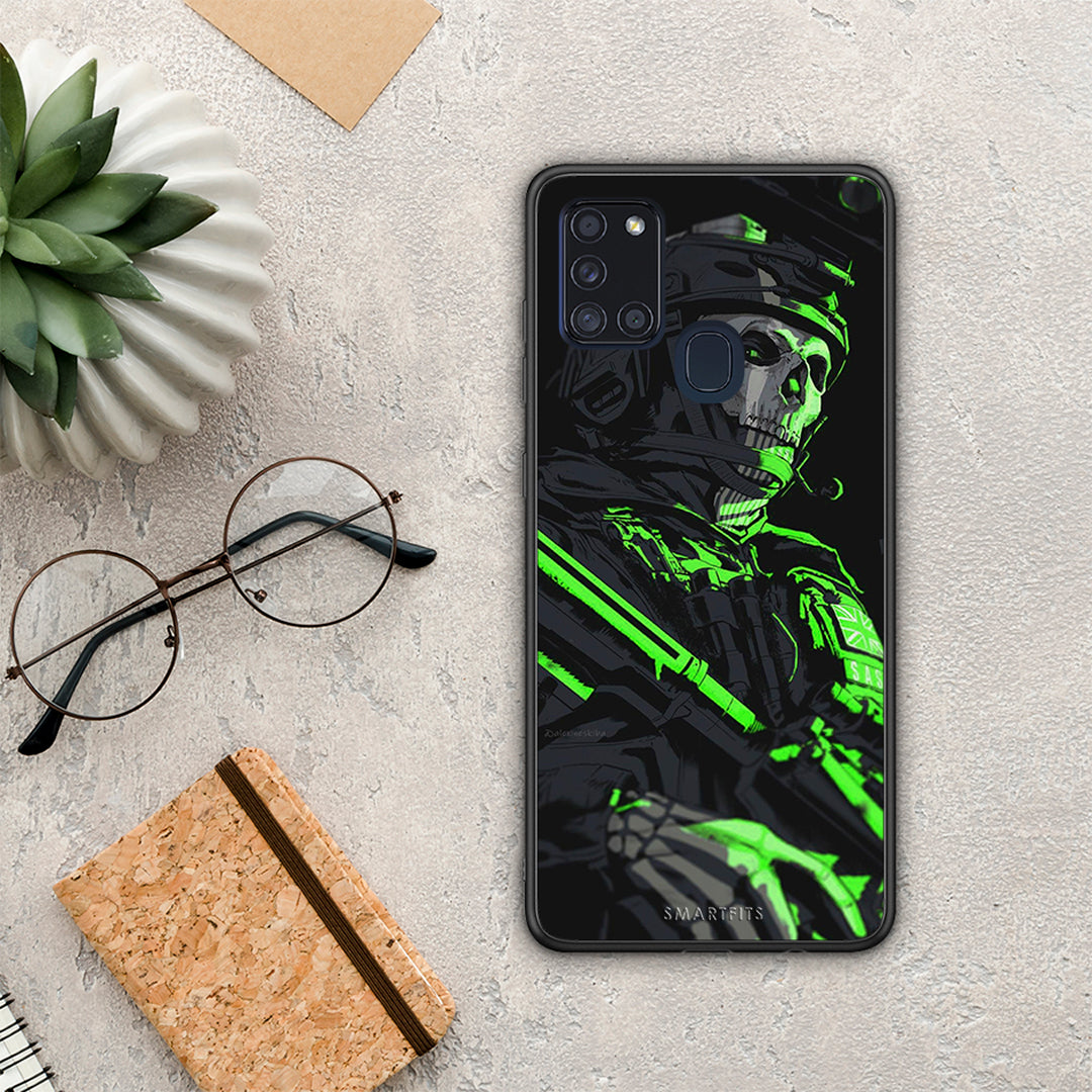 Green Soldier - Samsung Galaxy A21S case