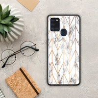 Thumbnail for Marble Gold Geometric - Samsung Galaxy A21s case