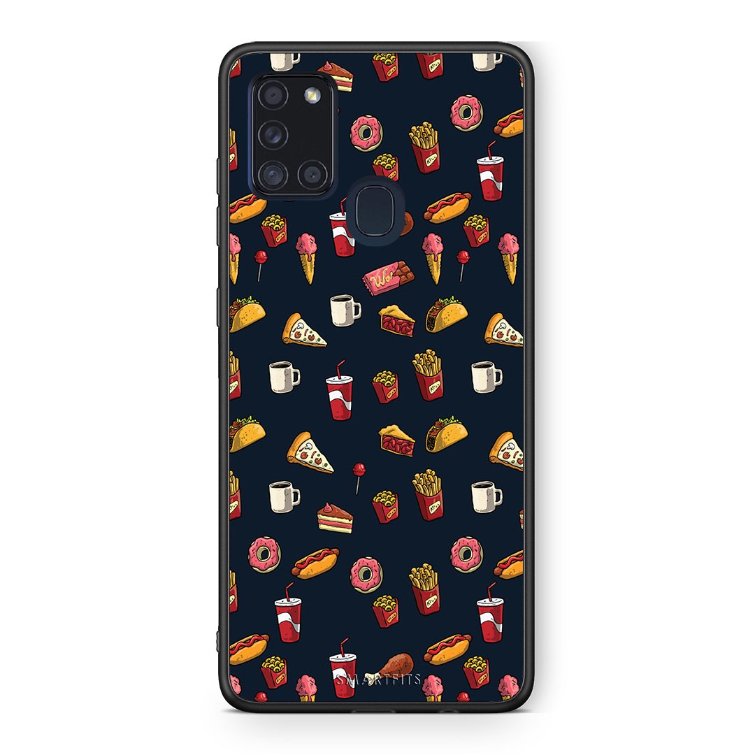 118 - Samsung A21s  Hungry Random case, cover, bumper