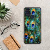 Thumbnail for Real Peacock Feathers - Samsung Galaxy A21S case