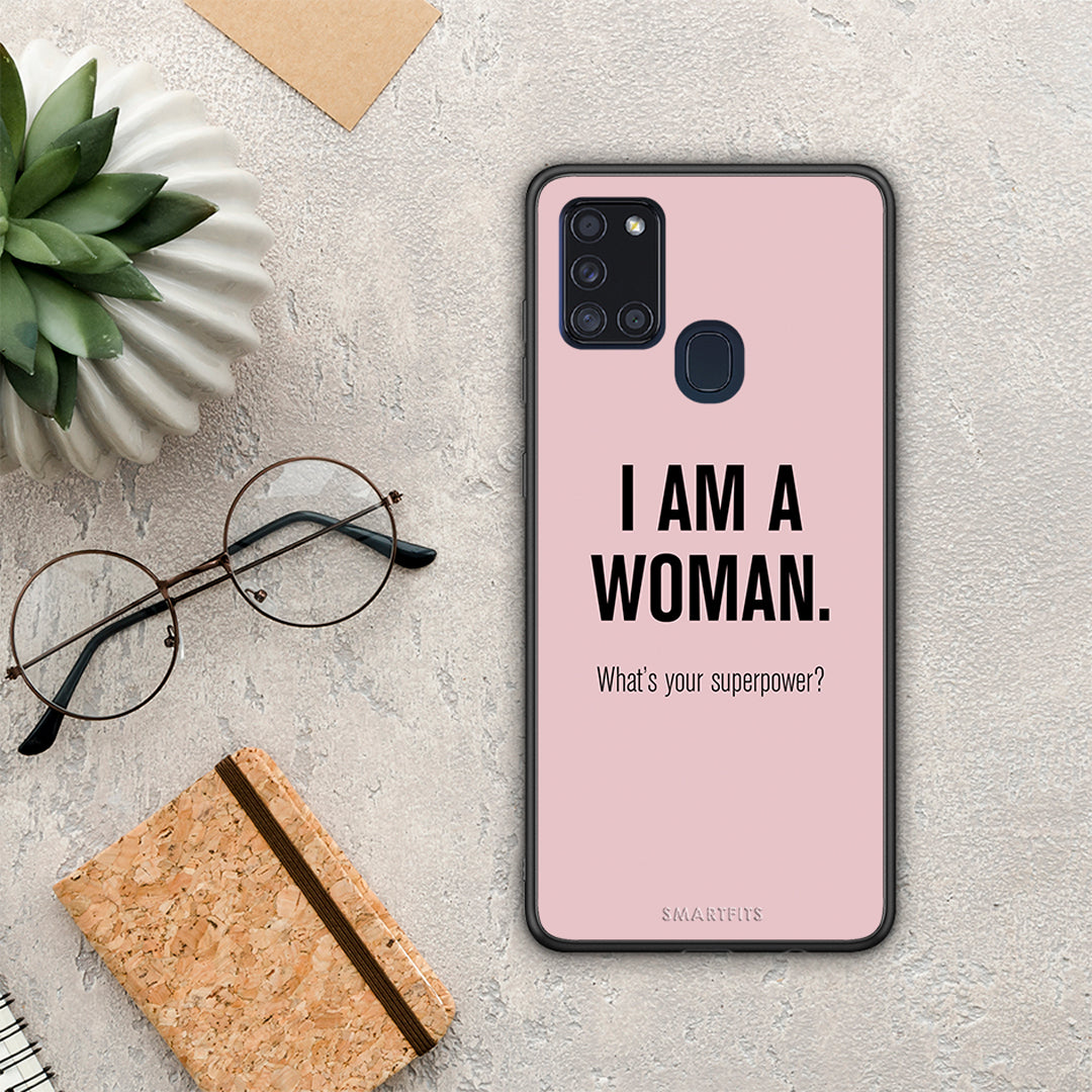 Superpower Woman - Samsung Galaxy A21S case