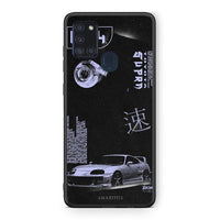 Thumbnail for Samsung A21s Tokyo Drift Θήκη Αγίου Βαλεντίνου από τη Smartfits με σχέδιο στο πίσω μέρος και μαύρο περίβλημα | Smartphone case with colorful back and black bezels by Smartfits