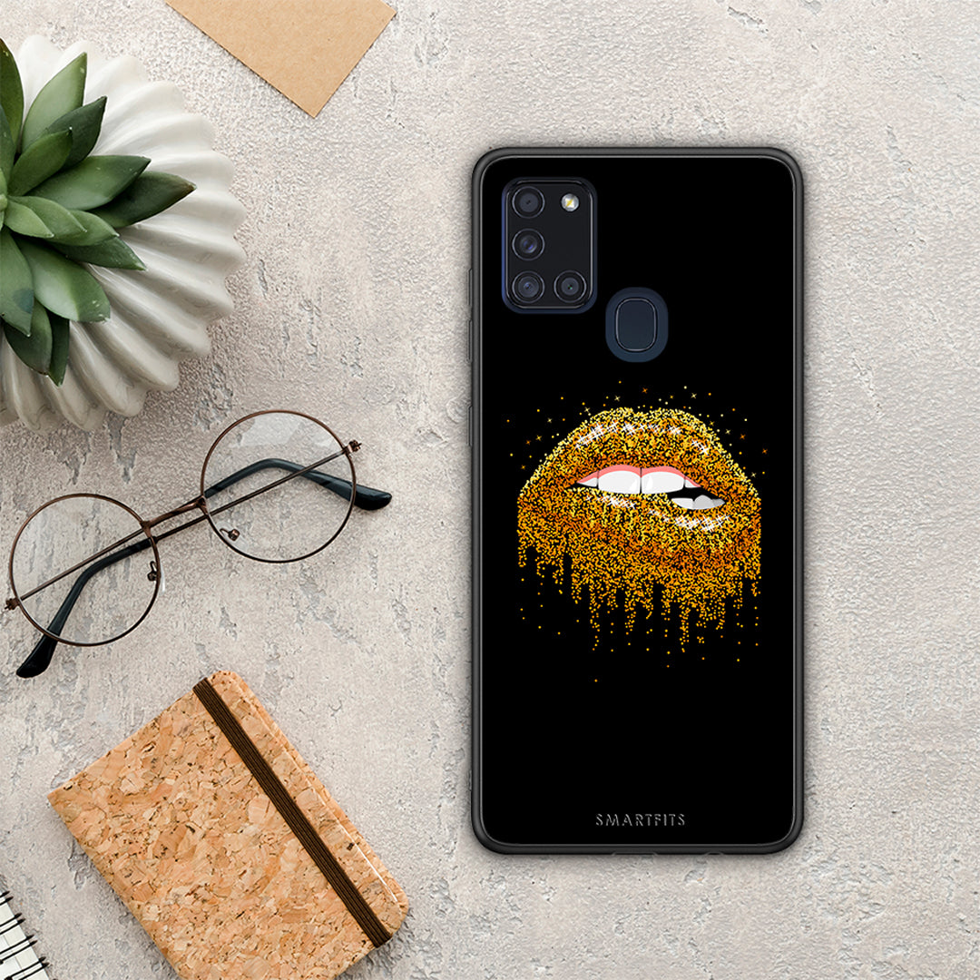 Valentine Golden - Samsung Galaxy A21s case
