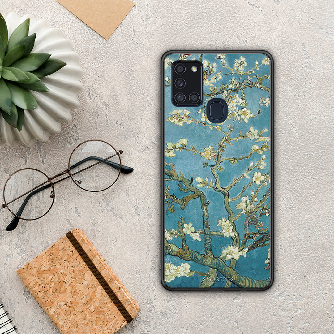 White Blossoms - Samsung Galaxy A21s case