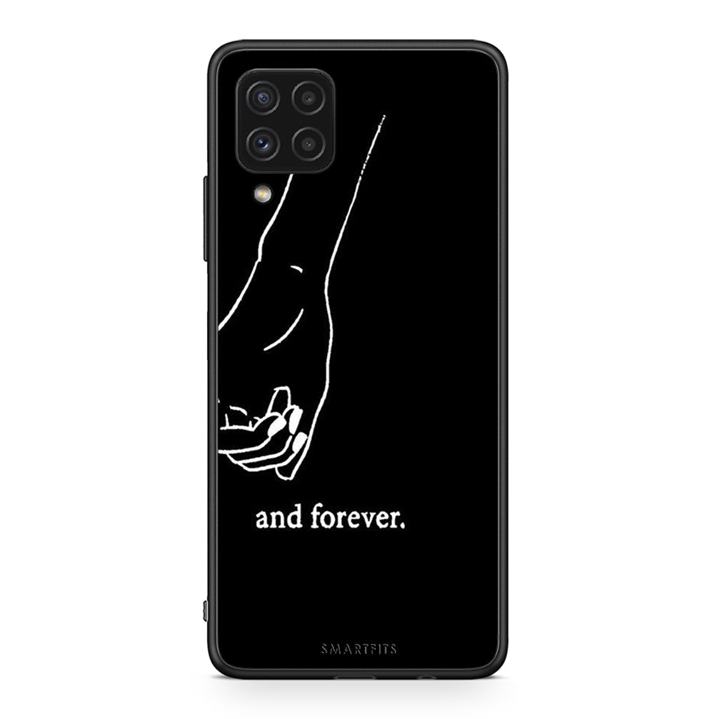 Samsung A22 4G Always & Forever 2 Θήκη Αγίου Βαλεντίνου από τη Smartfits με σχέδιο στο πίσω μέρος και μαύρο περίβλημα | Smartphone case with colorful back and black bezels by Smartfits