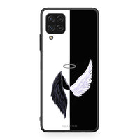 Thumbnail for Samsung A22 4G Angels Demons θήκη από τη Smartfits με σχέδιο στο πίσω μέρος και μαύρο περίβλημα | Smartphone case with colorful back and black bezels by Smartfits