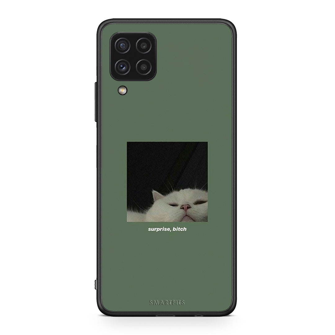 Samsung A22 4G Bitch Surprise θήκη από τη Smartfits με σχέδιο στο πίσω μέρος και μαύρο περίβλημα | Smartphone case with colorful back and black bezels by Smartfits
