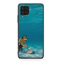Thumbnail for Samsung A22 4G Clean The Ocean Θήκη από τη Smartfits με σχέδιο στο πίσω μέρος και μαύρο περίβλημα | Smartphone case with colorful back and black bezels by Smartfits