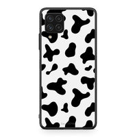 Thumbnail for Samsung A22 4G Cow Print θήκη από τη Smartfits με σχέδιο στο πίσω μέρος και μαύρο περίβλημα | Smartphone case with colorful back and black bezels by Smartfits