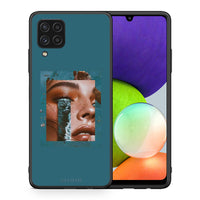 Thumbnail for Θήκη Samsung A22 4G Cry An Ocean από τη Smartfits με σχέδιο στο πίσω μέρος και μαύρο περίβλημα | Samsung A22 4G Cry An Ocean case with colorful back and black bezels