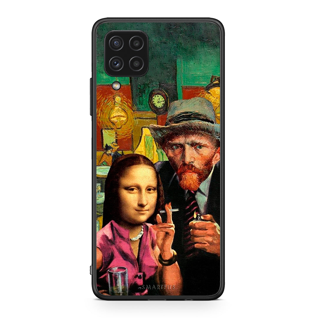 Samsung A22 4G Funny Art θήκη από τη Smartfits με σχέδιο στο πίσω μέρος και μαύρο περίβλημα | Smartphone case with colorful back and black bezels by Smartfits