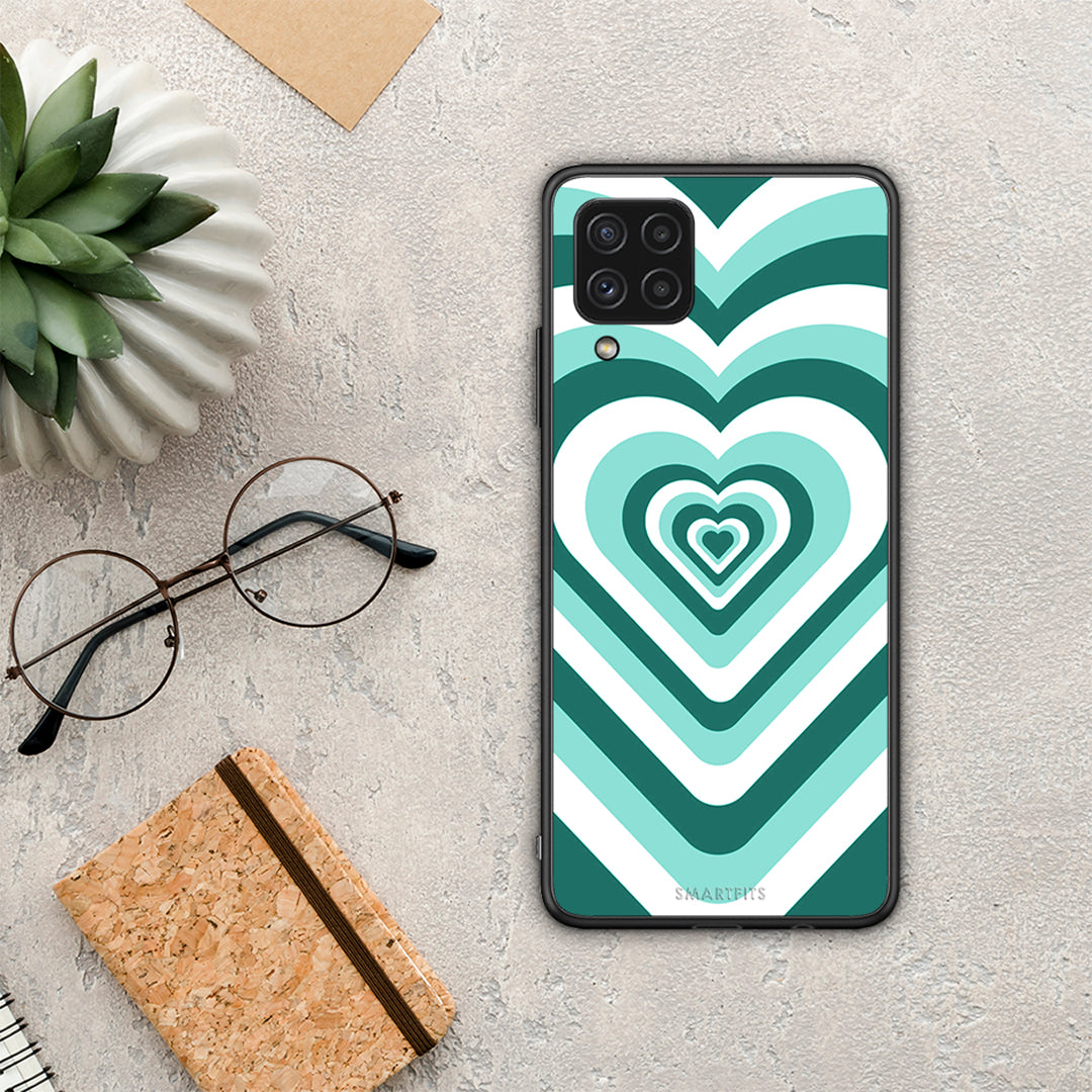 Green Hearts - Samsung Galaxy A22 4G case
