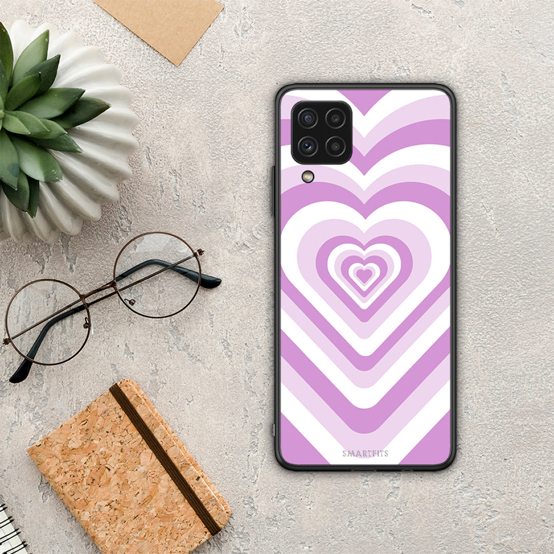 Lilac Hearts - Samsung Galaxy A22 4G case
