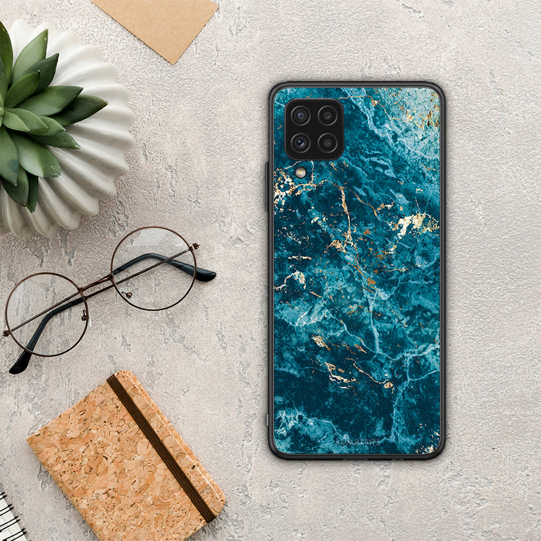 Marble Blue - Samsung Galaxy A22 4G case