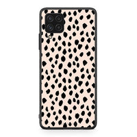 Thumbnail for Samsung A22 4G New Polka Dots θήκη από τη Smartfits με σχέδιο στο πίσω μέρος και μαύρο περίβλημα | Smartphone case with colorful back and black bezels by Smartfits