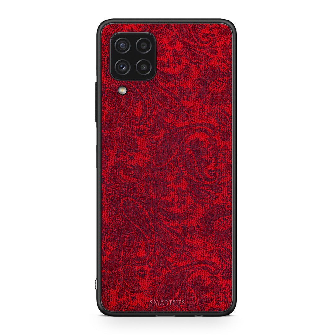 Samsung A22 4G Paisley Cashmere θήκη από τη Smartfits με σχέδιο στο πίσω μέρος και μαύρο περίβλημα | Smartphone case with colorful back and black bezels by Smartfits