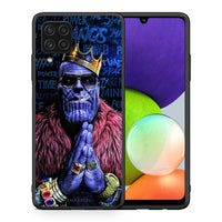 Thumbnail for Θήκη Samsung A22 4G Thanos PopArt από τη Smartfits με σχέδιο στο πίσω μέρος και μαύρο περίβλημα | Samsung A22 4G Thanos PopArt case with colorful back and black bezels