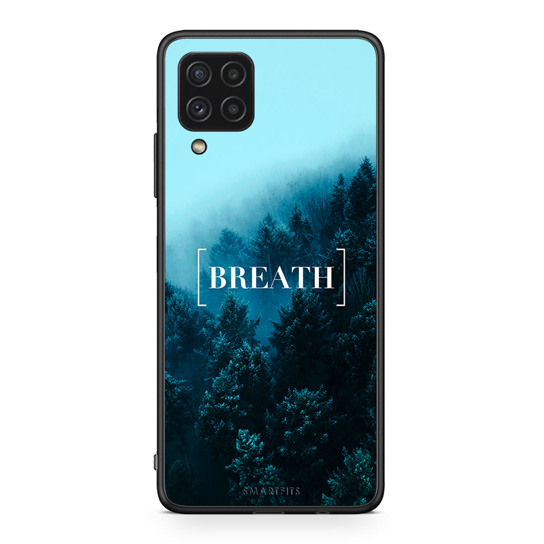 4 - Samsung A22 4G Breath Quote case, cover, bumper