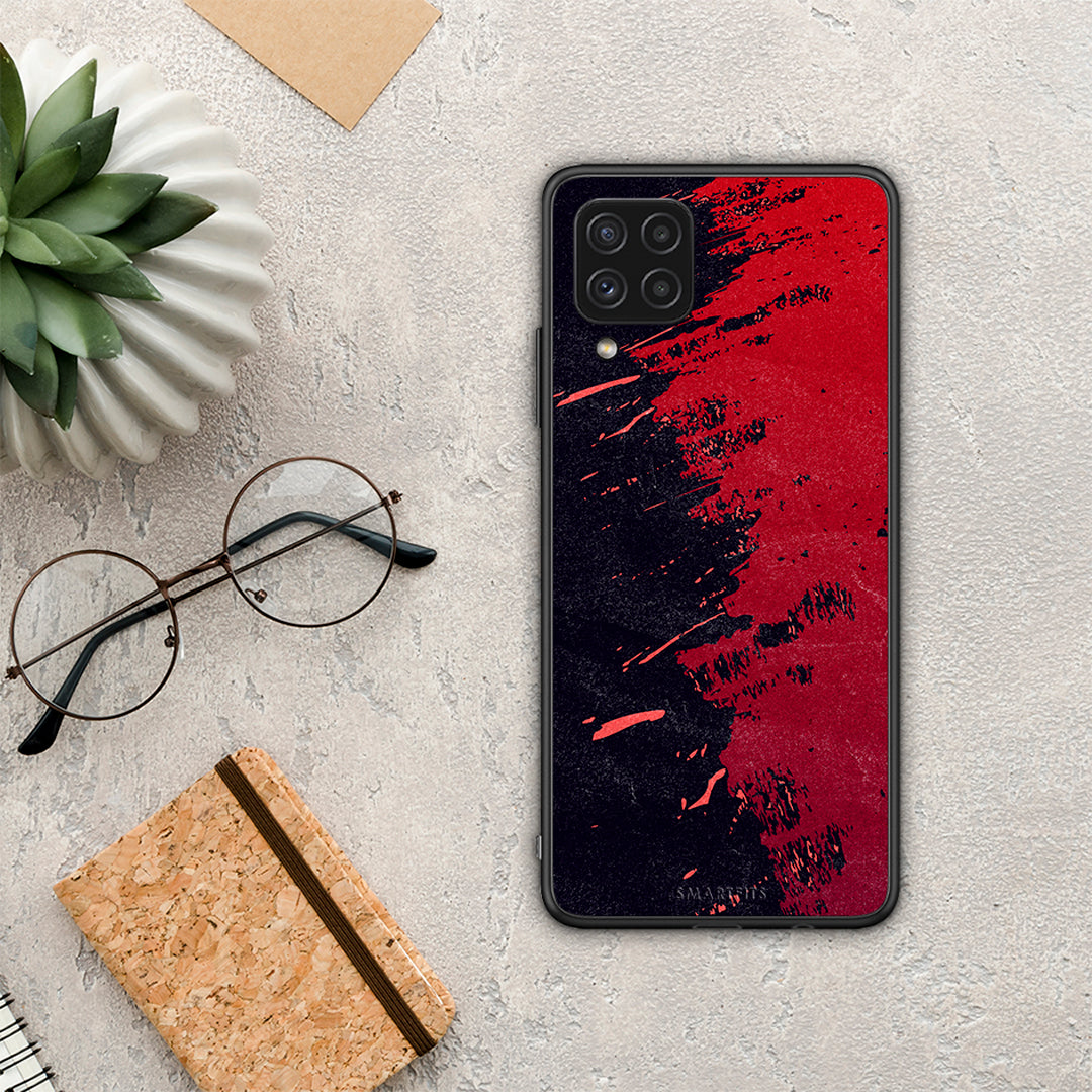 Red Paint - Samsung Galaxy A22 4G case