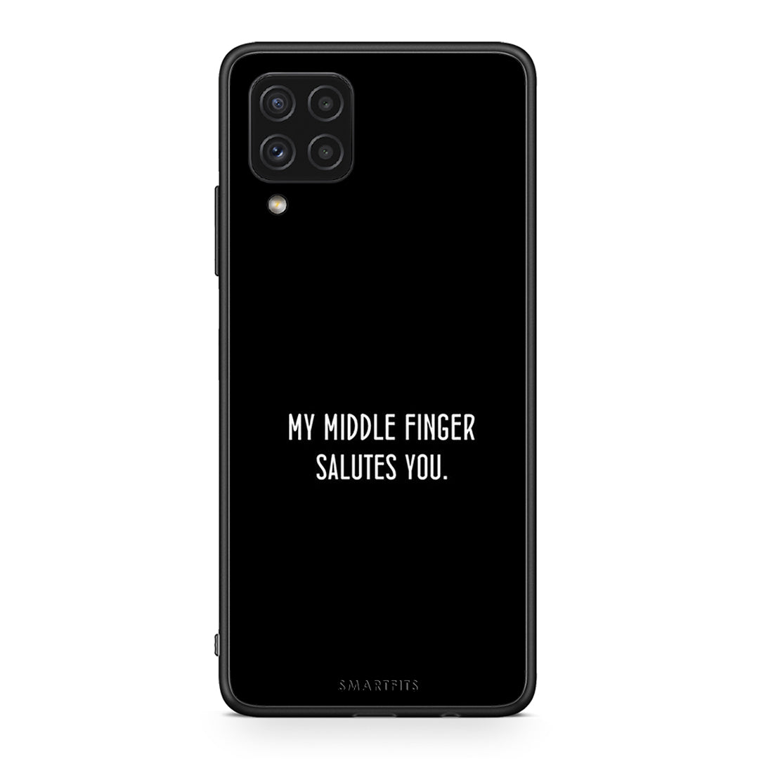 Samsung A22 4G Salute θήκη από τη Smartfits με σχέδιο στο πίσω μέρος και μαύρο περίβλημα | Smartphone case with colorful back and black bezels by Smartfits