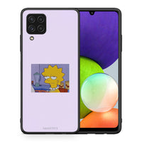 Thumbnail for Θήκη Samsung A22 4G So Happy από τη Smartfits με σχέδιο στο πίσω μέρος και μαύρο περίβλημα | Samsung A22 4G So Happy case with colorful back and black bezels