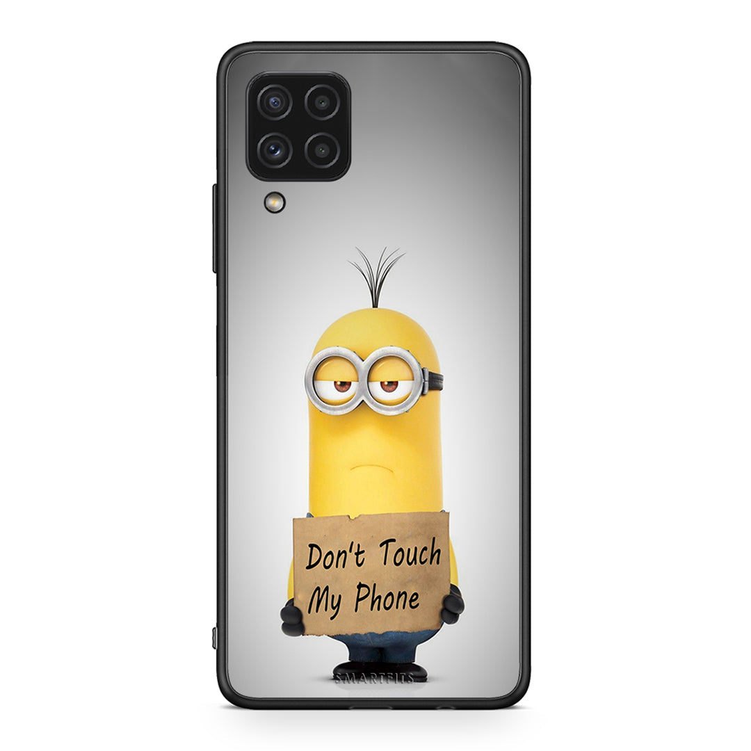 4 - Samsung A22 4G Minion Text case, cover, bumper