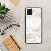 Thumbnail for White Gold Marble - Samsung Galaxy A22 4G case