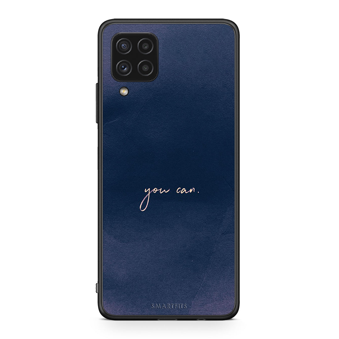 Samsung A22 4G You Can θήκη από τη Smartfits με σχέδιο στο πίσω μέρος και μαύρο περίβλημα | Smartphone case with colorful back and black bezels by Smartfits