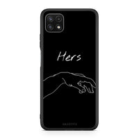 Thumbnail for Samsung A22 5G Aeshetic Love 1 Θήκη Αγίου Βαλεντίνου από τη Smartfits με σχέδιο στο πίσω μέρος και μαύρο περίβλημα | Smartphone case with colorful back and black bezels by Smartfits