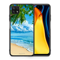 Thumbnail for Θήκη Samsung A22 5G Beautiful Beach από τη Smartfits με σχέδιο στο πίσω μέρος και μαύρο περίβλημα | Samsung A22 5G Beautiful Beach case with colorful back and black bezels