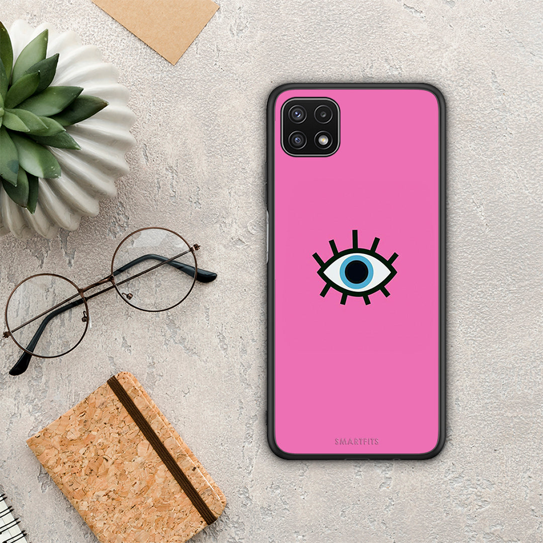 Blue Eye Pink - Samsung Galaxy A22 5G case