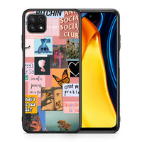 Thumbnail for Θήκη Αγίου Βαλεντίνου Samsung A22 5G Collage Bitchin από τη Smartfits με σχέδιο στο πίσω μέρος και μαύρο περίβλημα | Samsung A22 5G Collage Bitchin case with colorful back and black bezels